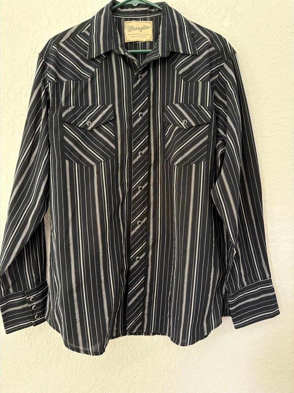 Wrangler western fashion snap shirt XL